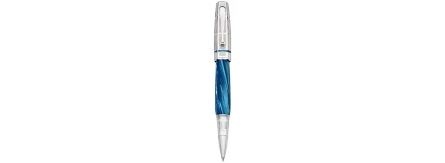 obrazek 1 Niezawodne Pióro Kulkowe Celluloid Miya Argento Montegrappa