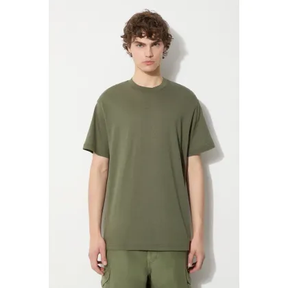 Zdjęcie Filson t-shirt bawełniany Ranger Solid męski kolor zielony gładki FMTEE0001