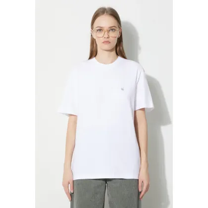 Zdjęcie Carhartt WIP t-shirt bawełniany S/S Casey T-Shirt damski kolor biały I032206.0YFXX