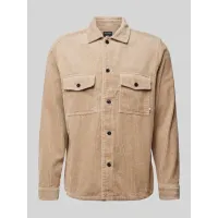 Zdjęcie Kurtka koszulowa o kroju slim fit z detalem z logo