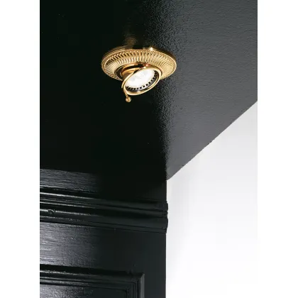 Zdjęcie Unikalna mosiężna lampa sufitowa do stylowych wnętrz