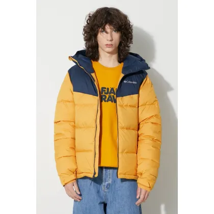 Zdjęcie Fjallraven bluza bawełniana męska kolor żółty z nadrukiem