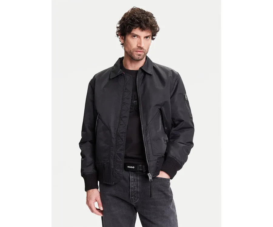 obrazek 1 HUGO Kurtka bomber Balamo2531 50541604 Czarny Regular Fit
