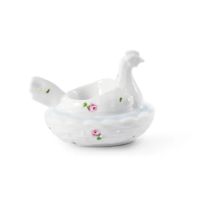 Zdjęcie Porcelanowa kura – kieliszek na jajko – Leander