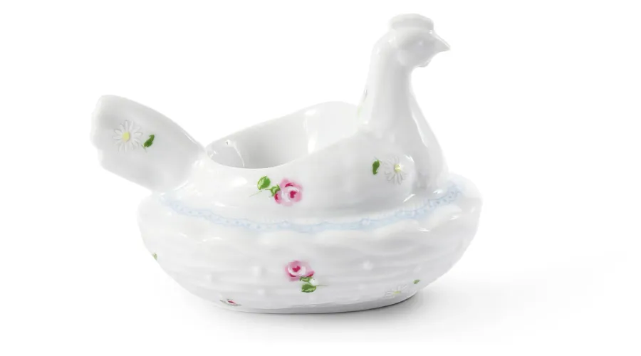 obrazek 1 Porcelanowa kura – kieliszek na jajko – Leander