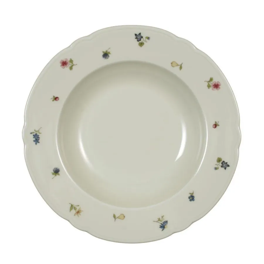 obrazek 2 Niemiecka porcelana - 23 cm okrągły talerz do zupy - Seltmann Weiden