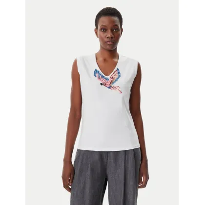 Zdjęcie Lola Casademunt by Maite Top MS2515019 Biały Regular Fit