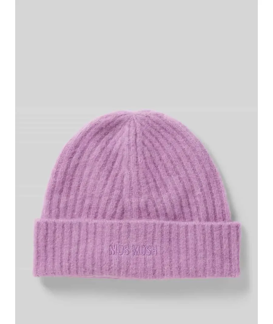 obrazek 1 Czapka beanie z wyhaftowanym logo model ‘Lora’