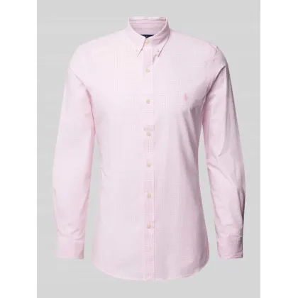Zdjęcie Koszula casualowa o kroju slim fit z kołnierzykiem typu button down