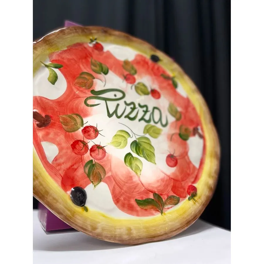 obrazek 2 Piękny ceramiczny talerz do serwowania pizzy - Le Ceramiche