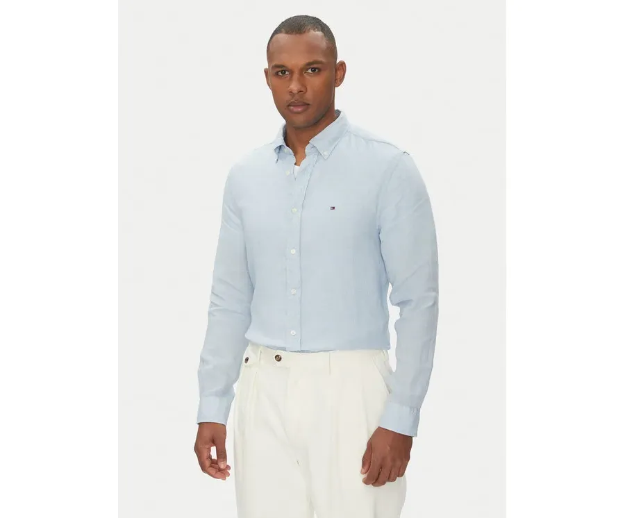 obrazek 1 Tommy Hilfiger Koszula MW0MW34602 Błękitny Regular Fit