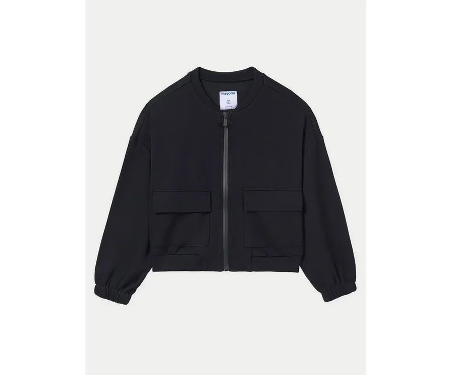 obrazek 1 Mayoral Bluza 6407 Czarny Regular Fit