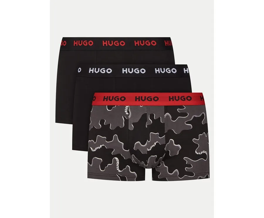 obrazek 1 HUGO Komplet 3 par bokserek 50532550 Czarny