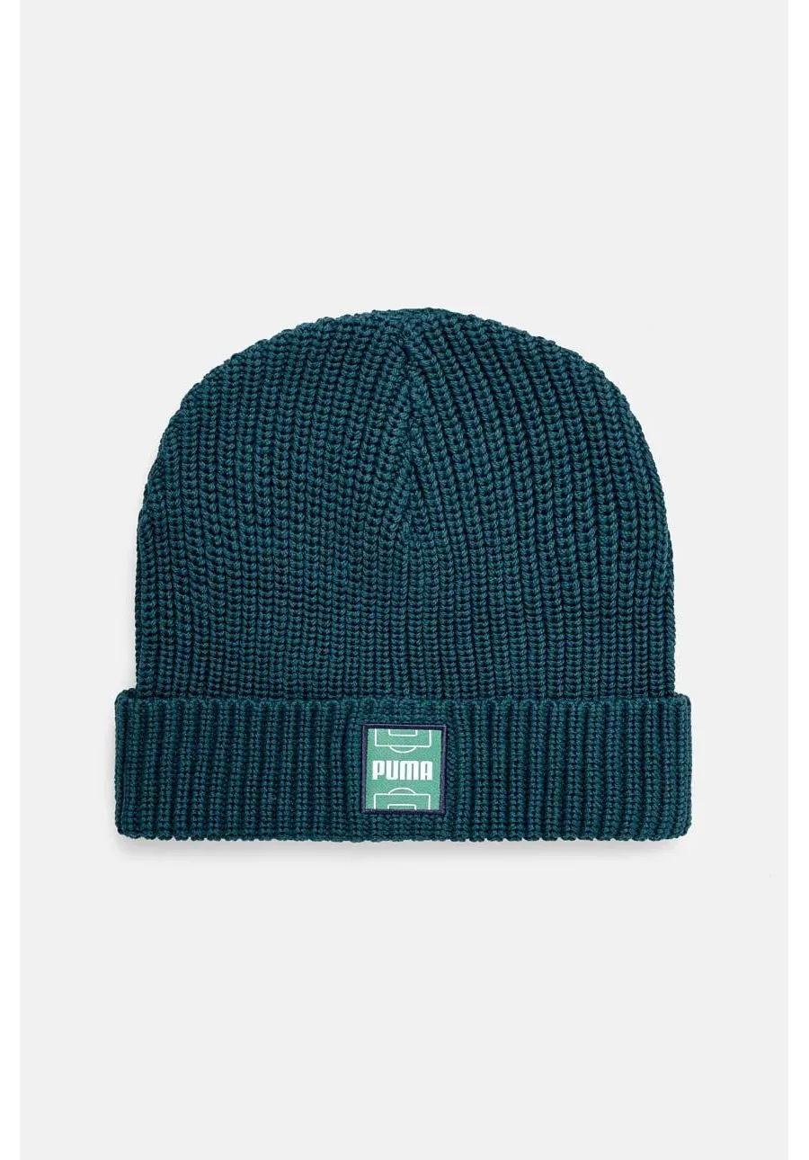 obrazek 1 Puma czapka bawełniana Classics Graphic Short Beanie kolor zielony bawełniana 025680