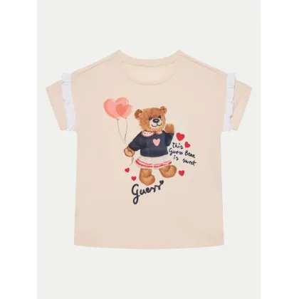 Zdjęcie Guess T-Shirt K5RI12 K6YW4 Różowy Regular Fit