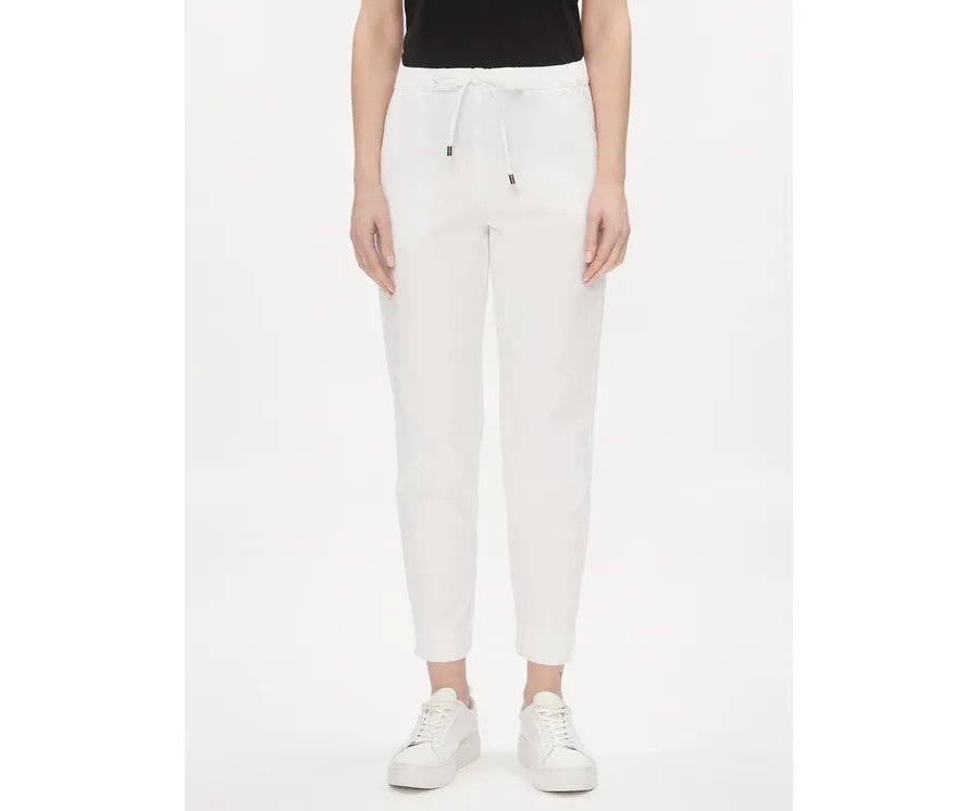 obrazek 1 Max Mara Leisure Spodnie materiałowe Terreno 2416131058 Biały Regular Fit