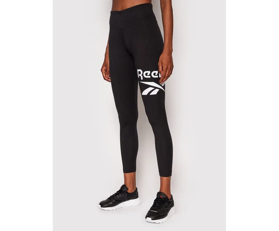 obrazek 1 Reebok Legginsy Identity Logo GL2547 Czarny Slim Fit