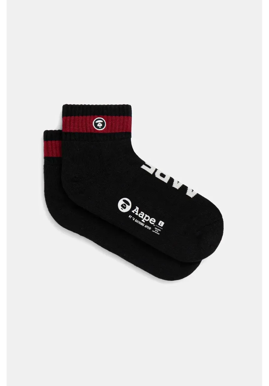 obrazek 1 AAPE skarpetki Main męskie kolor czarny AAPSOM5296XXN