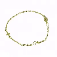 Picture Rosary bracelet with faceted beads, 19 cm