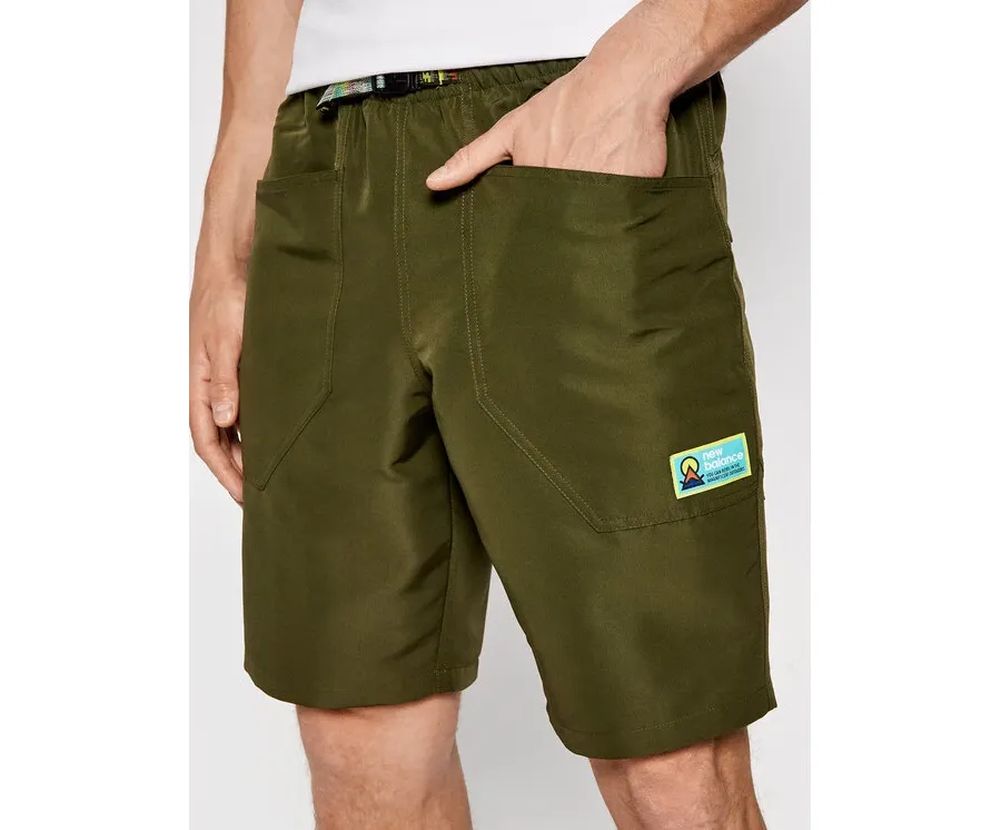 obrazek 1 New Balance Szorty sportowe MS01518O Zielony Regular Fit