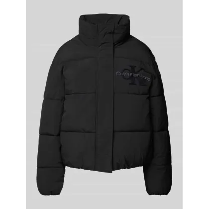Zdjęcie Kurtka pikowana z nadrukiem z logo model ‘CHENILLE’