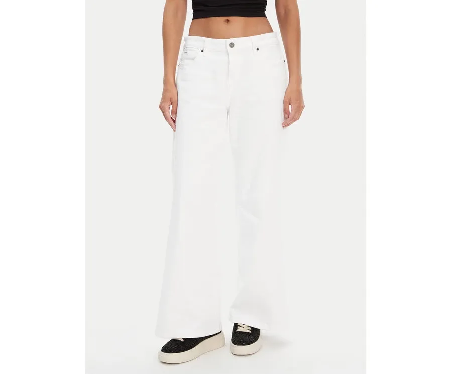 obrazek 1 Guess Jeans Jeansy W5YA0O D0131 Biały Regular Fit