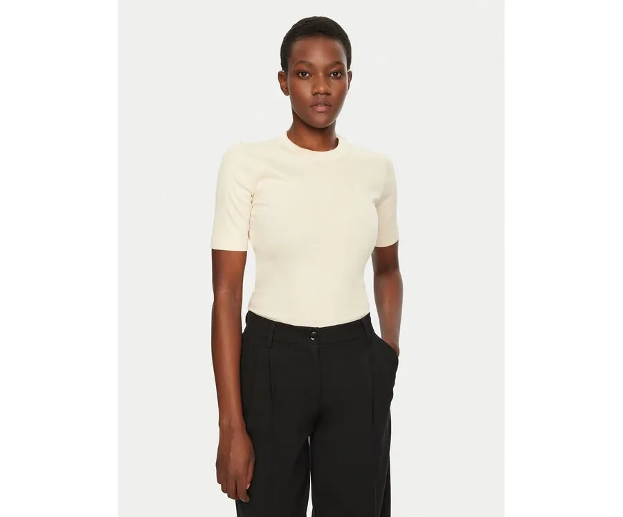 obrazek 1 IVY OAK T-Shirt Kristin IO1100X2351 Beżowy Slim Fit