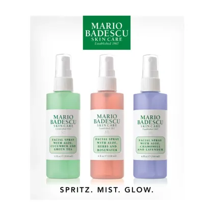 Zdjęcie Mario Badescu Spritz. Mist. Glow. Zestaw mgiełek do twarzy
