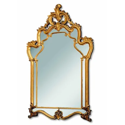 Zdjęcie Luksusowe antyczne lustro o oryginalnym kształcie