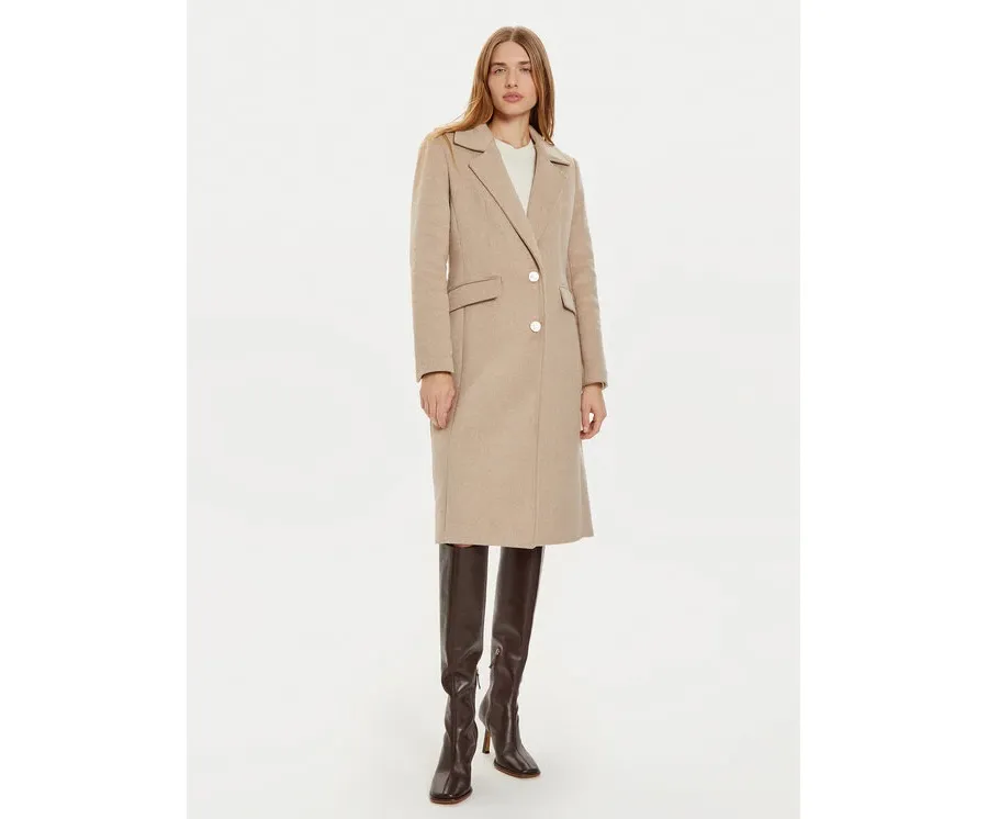 obrazek 1 Guess Płaszcz zimowy Nancy W4BL32 WGJG2 Beżowy Regular Fit