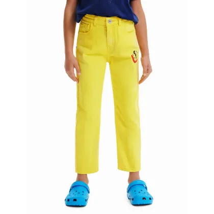 Zdjęcie Desigual Jeansy 23SGDD03 Żółty Regular Fit
