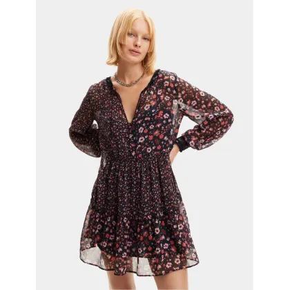 Zdjęcie Desigual Sukienka letnia Doque 24SWVW20 Czarny Regular Fit