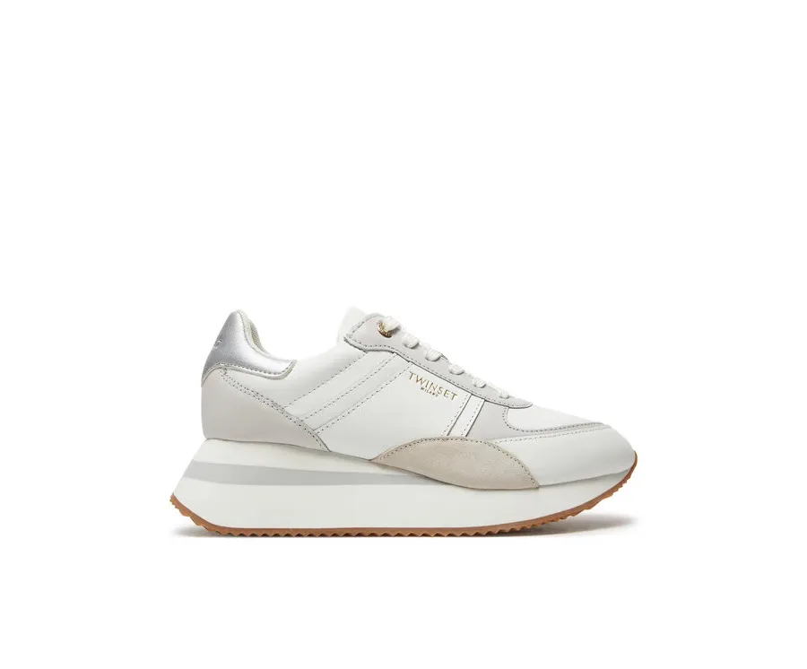 obrazek 1 TWINSET Sneakersy 242TCP026 Biały