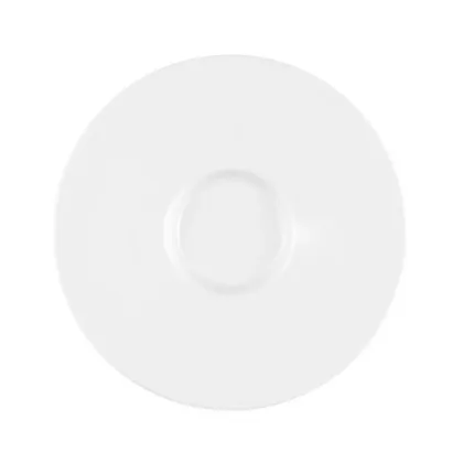 Zdjęcie Stylowy biały porcelanowy spodek 14,5 cm z Niemiec - Seltmann Weiden