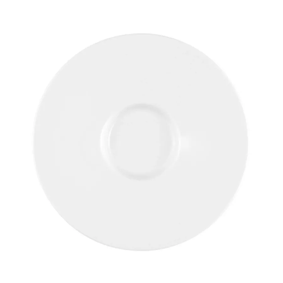 obrazek 1 Stylowy biały porcelanowy spodek 14,5 cm z Niemiec - Seltmann Weiden
