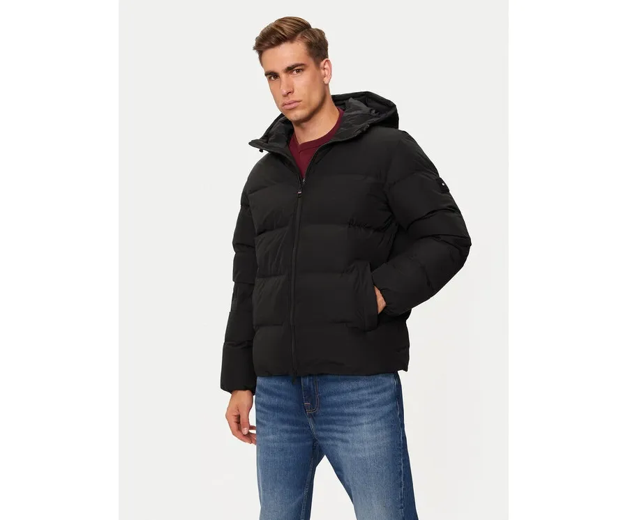 obrazek 1 Tommy Hilfiger Kurtka puchowa MW0MW36599 Czarny Regular Fit