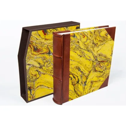 Picture Beautiful handmade photo album Grande pelle carta photo album K1ML