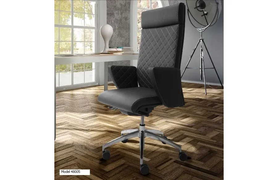 obrazek 2 Ekskluzywny fotel do gabinetu - czarny design