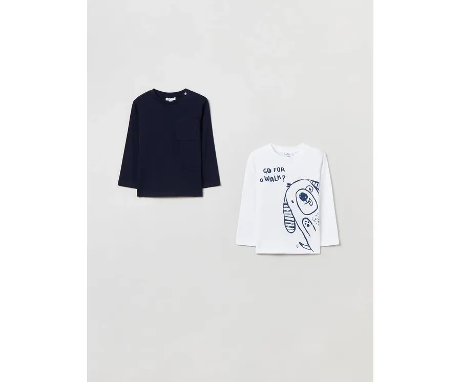 obrazek 1 OVS Komplet 2 bluzek 1847406 Kolorowy Regular Fit