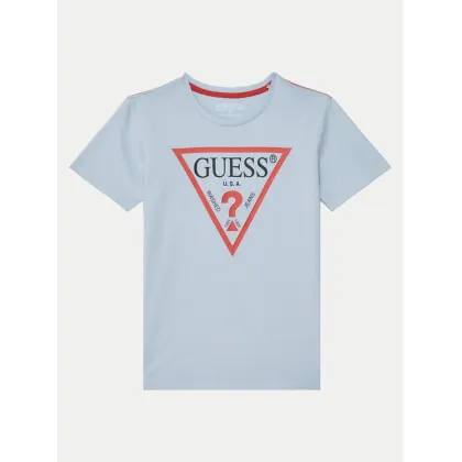 Zdjęcie Guess T-Shirt L73I55 K8HM0 Błękitny Regular Fit