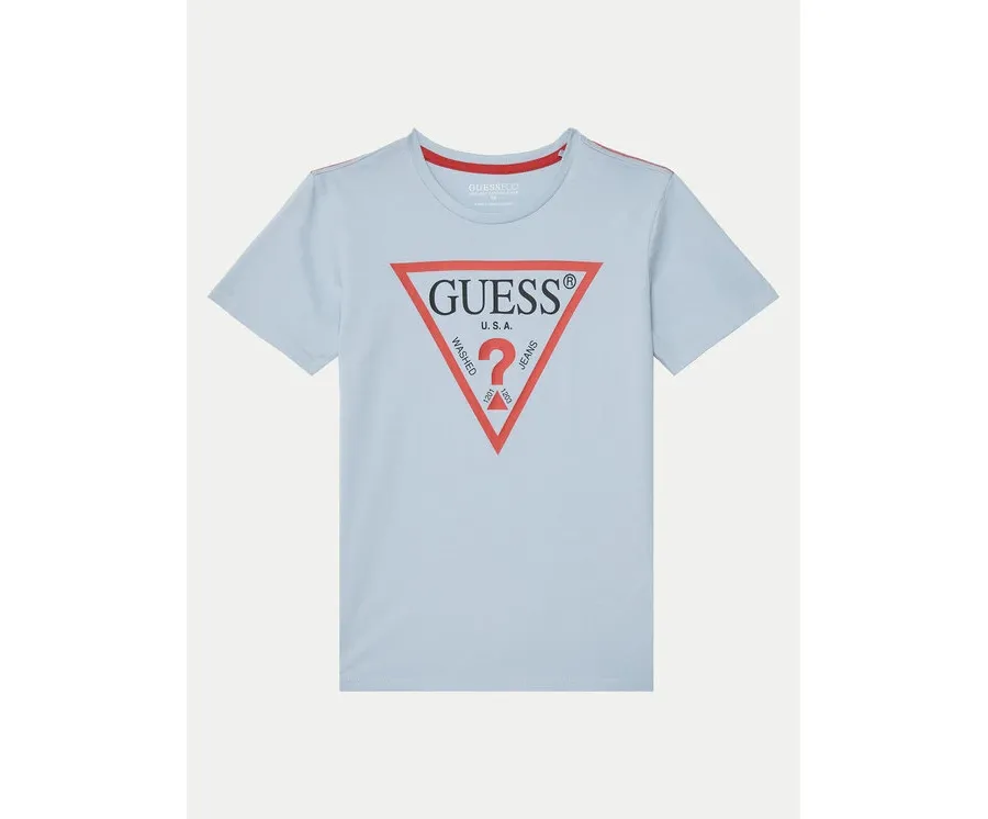 obrazek 1 Guess T-Shirt L73I55 K8HM0 Błękitny Regular Fit