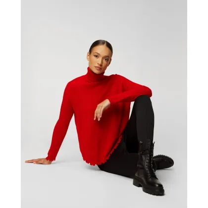 Zdjęcie Sweter Kaszmirowy Z Golfem Damski Kujten Mavis