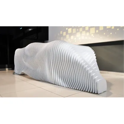 Zdjęcie Ekskluzywna lada recepcyjna ze sklejki