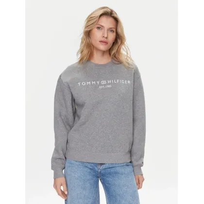 Zdjęcie Tommy Hilfiger Bluza Logo WW0WW39791 Szary Regular Fit