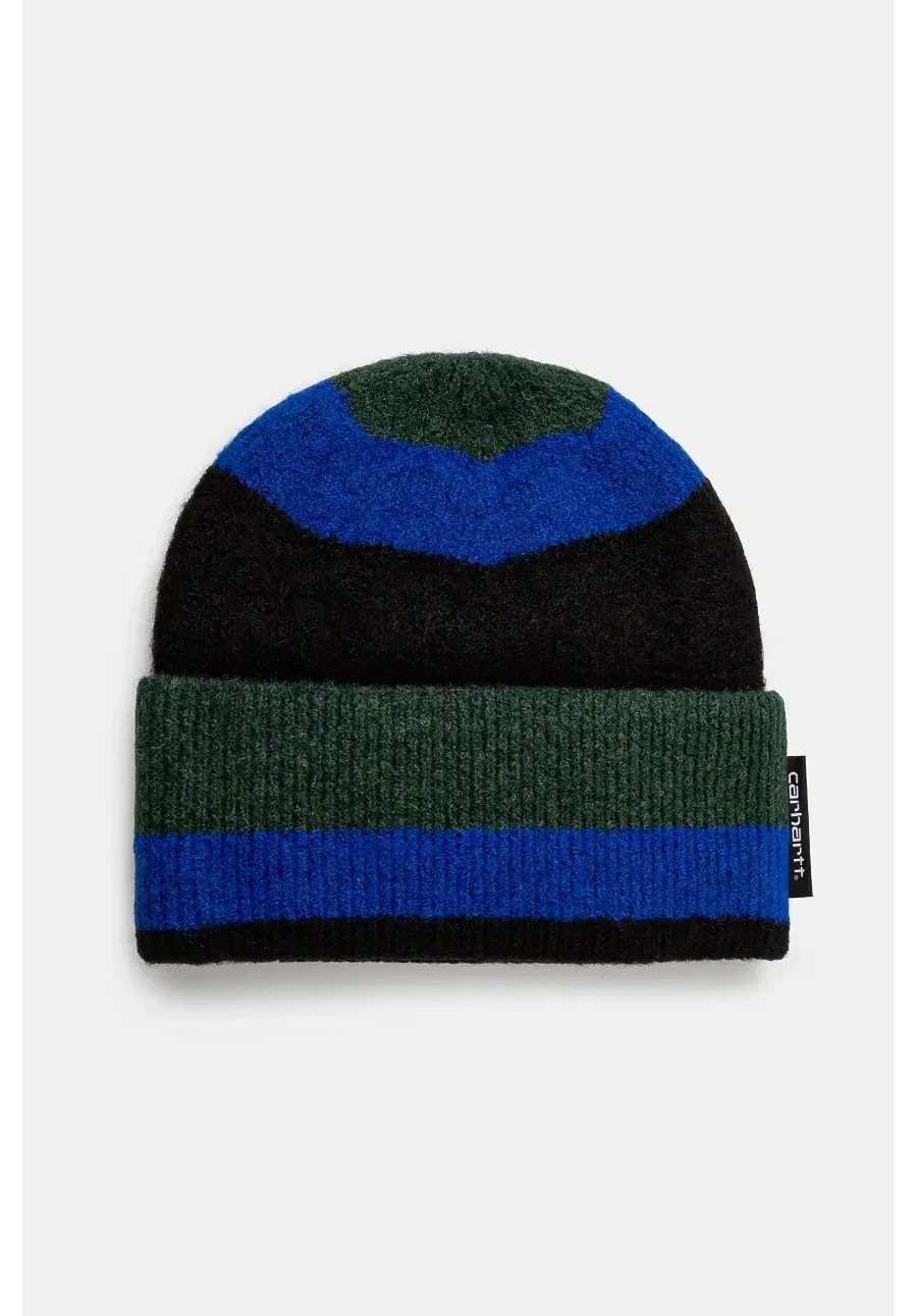 obrazek 1 Carhartt WIP czapka z domieszką wełny Sundling Beanie kolor zielony  I033845.2HUXX
