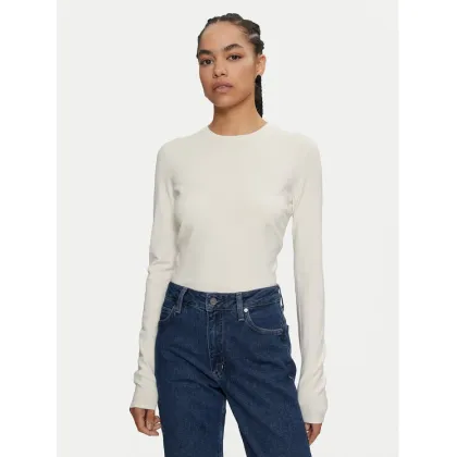 Zdjęcie Calvin Klein Sweter K20K207681 Écru Regular Fit