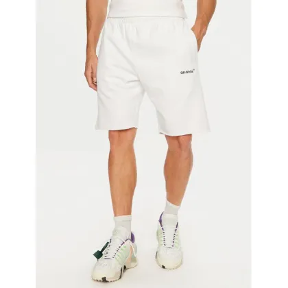 Zdjęcie Off-White Szorty sportowe OMCI006G21FLE0010110 Biały Regular Fit