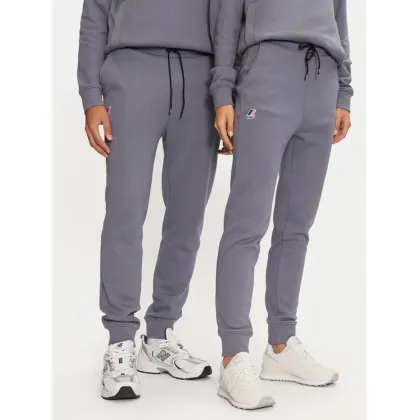 Zdjęcie K-Way Spodnie dresowe Le Vrai Creuse K11516W Niebieski Slim Fit