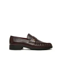Zdjęcie Tommy Hilfiger Lordsy Loafer Soft Nappa Pleated Toe FW0FW08362 Bordowy