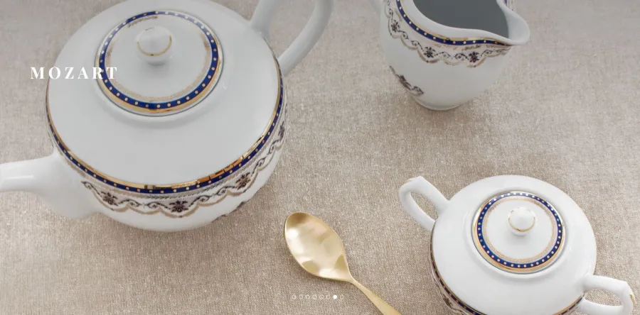 obrazek 4 Pięknie udekorowana kremerka porcelanowa Mozart